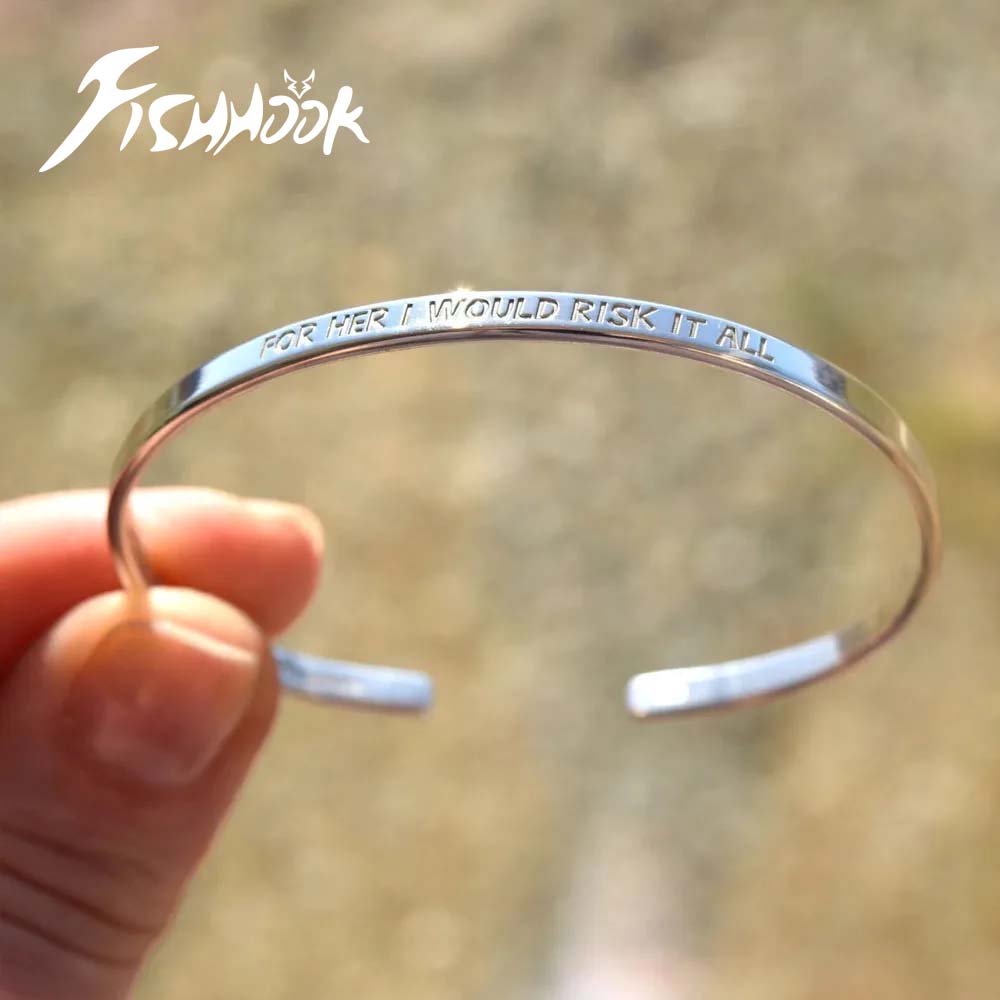 Coordinates Bracelet - Couple Engrave Name Text Custom Bangle