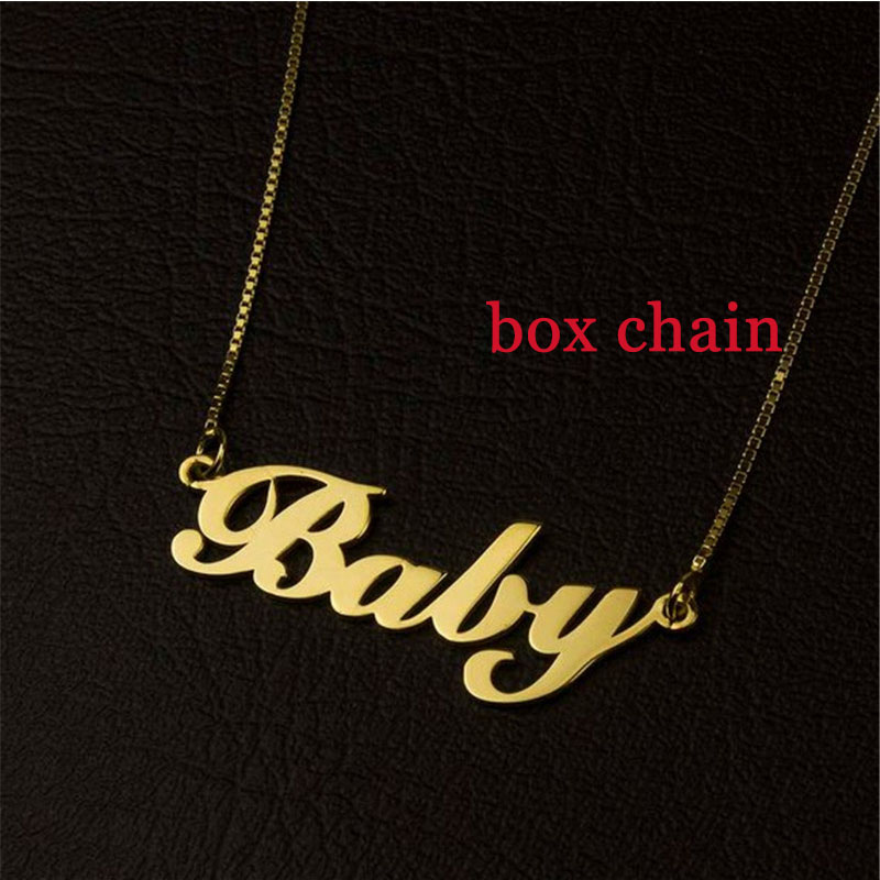 Personalized Necklace For Wome - Personalized Name Box recension och pris