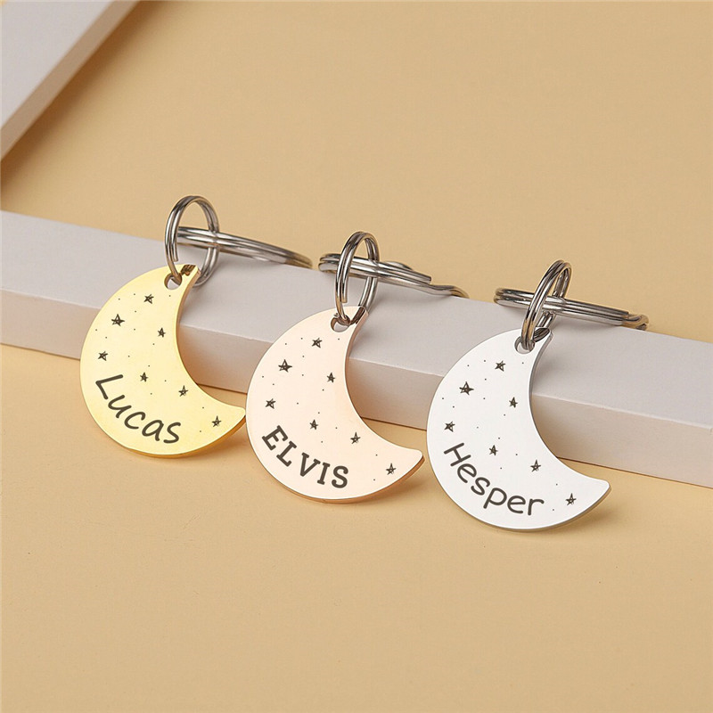 Personalized Anti-lost ID Tag  - Custom Night Sky recension och pris