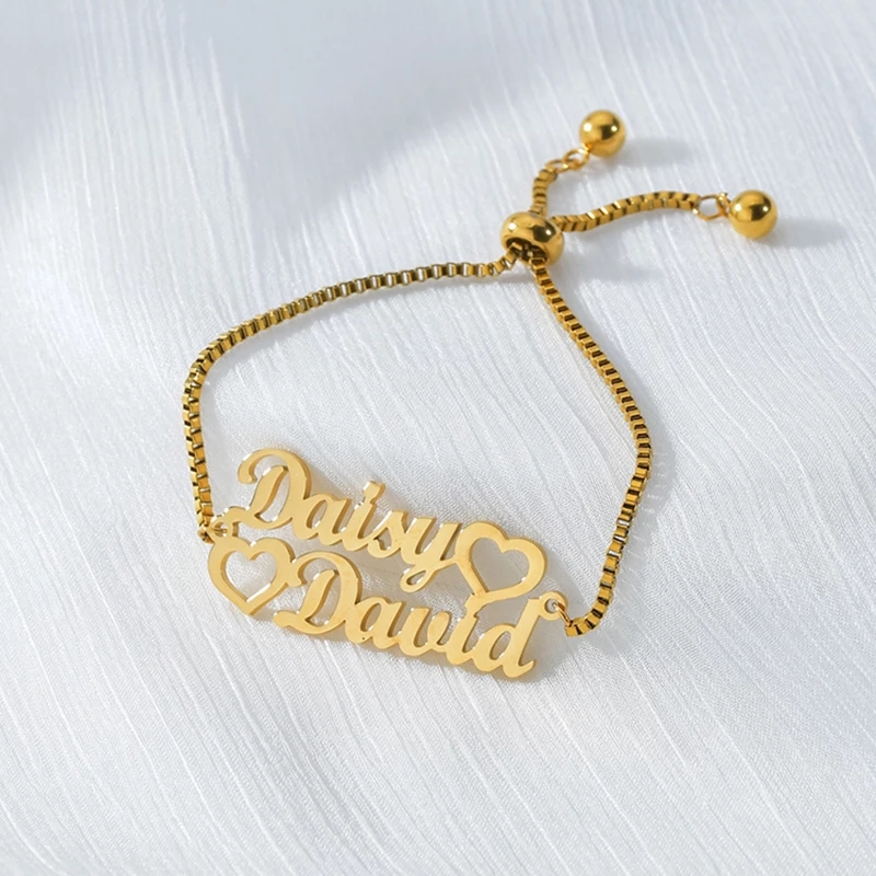 Atoztide Custom 1-2 Names Brac - Personalized Name Box recension och pris