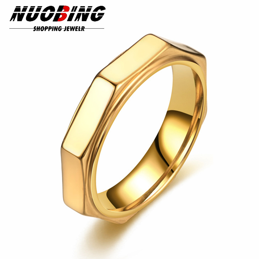 5MM Fashion Hexagon Titanium S - Initial Ring Custom recension och pris